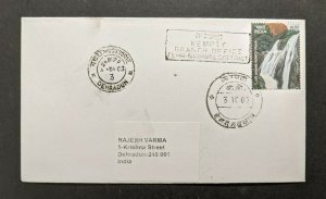 2003 Kempty Tehri Garhwal District India First Day Cover to Dehradun Scott 2021