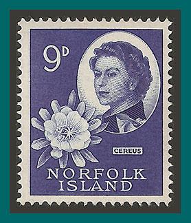 Norfolk Island (34) 1960 Cereus Flowers, MNH (SG 29)