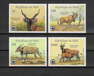 MALI 1986 WWF SG 1105/8 MNH Cat £20.80