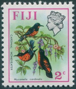 Fiji 1971 2c Cardinal Honeyeater SG436 MNH