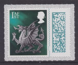 GB Country Definitive Wales Dragon 1st single MNH 2022