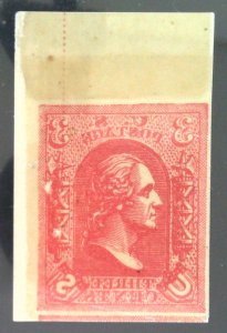 Scott #79-E8a - 3c Red - HR  - Loewenberg Decalcomania