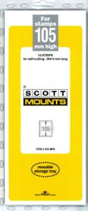 Scott Mounts Black 105mm STRIP 265mm,(Pgk. 10)(00954B)