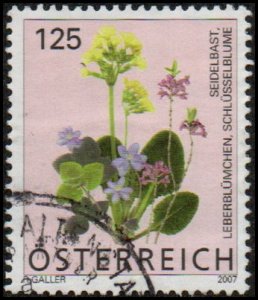 Austria 2081 - Used - 125c Flowers (2007) (cv $2.75)