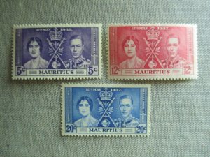 Mauritius, Scott# 208-210, MNH
