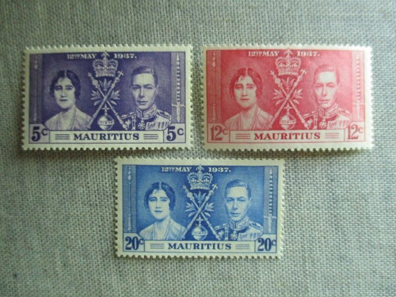 Mauritius, Scott# 208-210, MNH