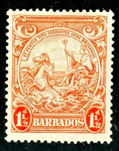 Barbados, Scott #168, Unused, Hinged