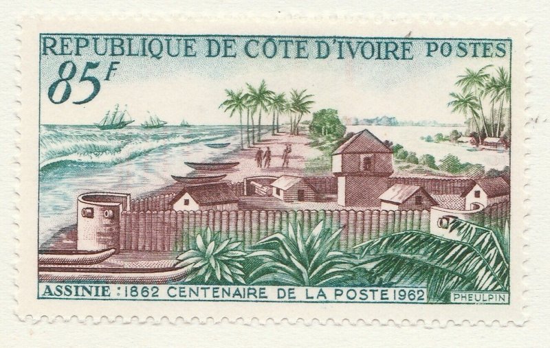 IVORY COAST Postal Centenary Fort Assinie MH* Stamp A34P4F41925