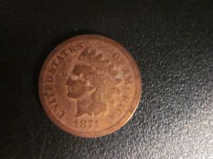 1874 indian head- not bad for its age