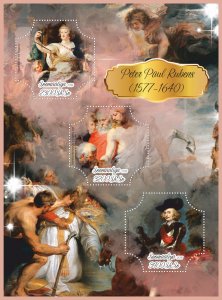 Stamps.Art, painting, Peter Paul Rubens 2018 year 12 sheets perforated MNH**