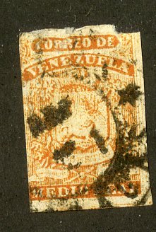 VENEZUELA 1 USED SCV $12.00 BIN $5.00