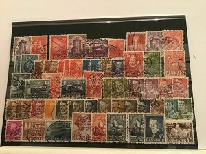 Denmark used mixed  old stamps  R22384