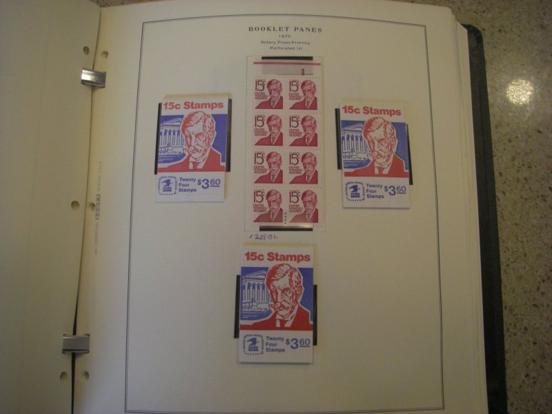 Booklet & Panes Collection, 1962-1999, FV $670+, Cat $1675, Nice