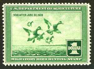 U.S. #RW4 MINT OG NH