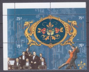 2000 Argentina 2618-2621VB Music -Cultural Heritage of Buenos Aires 10,00 €