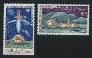 Mauritania Russian Exploration of the Moon 2v 1972 MNH SG#411-412