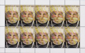Georgia 2014 Old man's smile Sheetlet MNH
