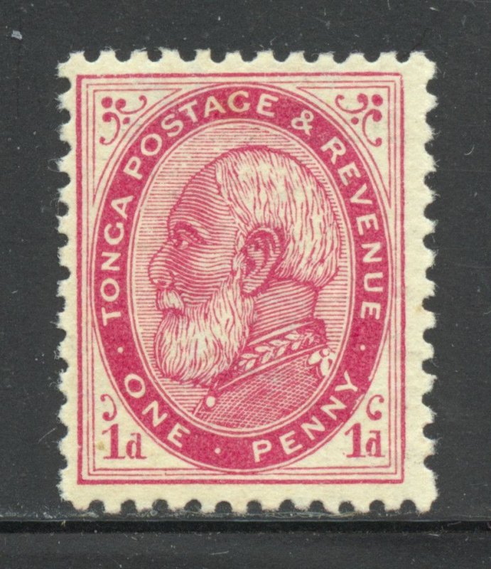 Tonga Scott 1 Unused HOG - 1887 1p King George I - SCV $11.50