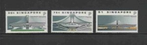SINGAPORE #556-558 1989 SPORTS ISSUE MINT VF NH O.G