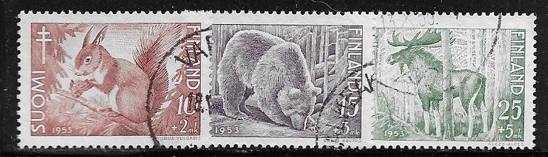 Finland B120 - 122 used 2017 SCV $12.75 --- 12517