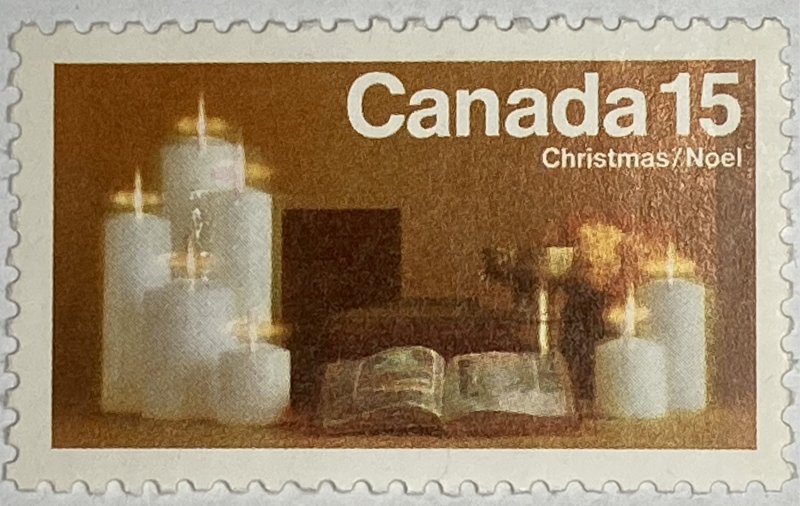 CANADA 1972 #609 Christmas (Candles) - MNH