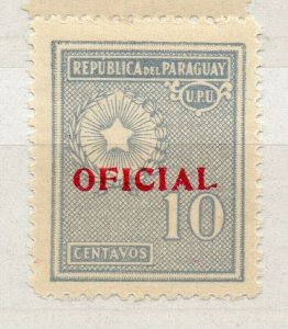 Paraguay 1935 Early Issue Fine Mint Hinged 10c. Official Optd NW-175881