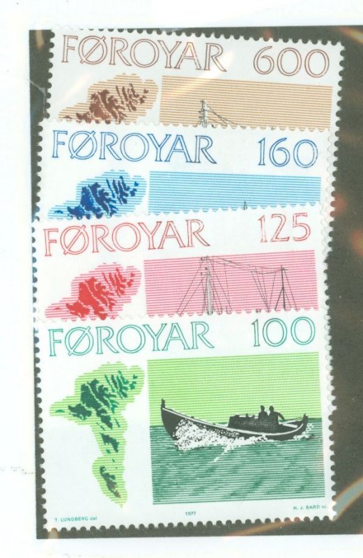 Faroe Islands #24-7 Mint (NH) Single (Complete Set)