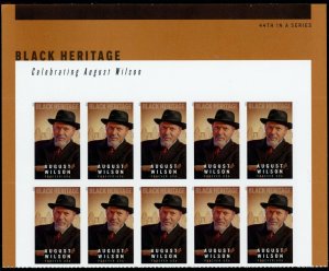 US  5555  August Wilson - Forever Top Header Block of 10 - MNH - 2021