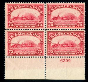 MOMEN: US STAMPS #Q11 PLATE BLOCK MINT OG NH FRESH LOT #70011