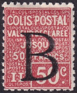 France 1936 Yt 104 parcel post MH* B overprint