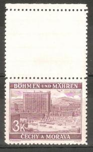 Bohemia & Moravia 1940,German Occupation Zlin,3K,Sc 35,VF MNH**OG