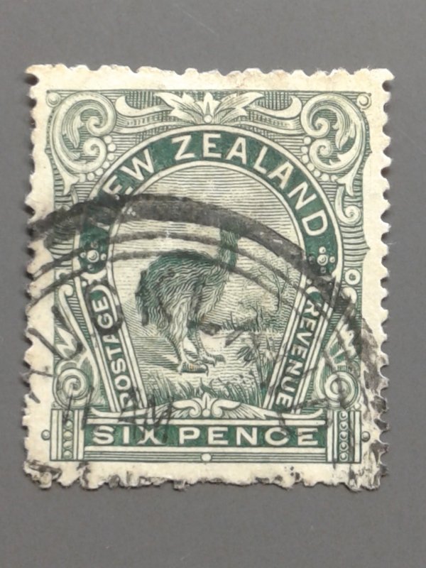 New Zealand 78 F-VF Used with pressed out crease. Scott $ 50.00