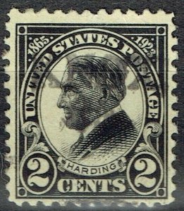 1923 2c HARDING (610-L-2 HS) perf 11 with precancel from KNOX PA CV $15 SCARCE!!