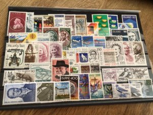 Iceland Island used  mixed stamps A12278