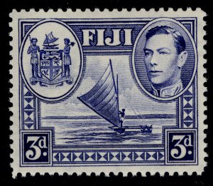 FIJI GVI SG257, 3d blue, NH MINT.