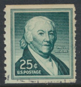 USA  SC# 1059A Used Paul Revere -  coil  1965 see scan