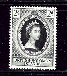 Solomon Is 88 MNH 1953 QEII Coronation