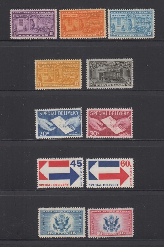 USA, E15, E16, E17, E18, E19, E20, E21, E22,E23,CE1-2, MNH, VF, SPECIAL DELIVERY