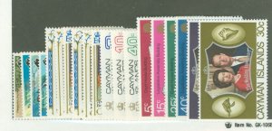 Cayman Islands #283/305  Single (Complete Set)