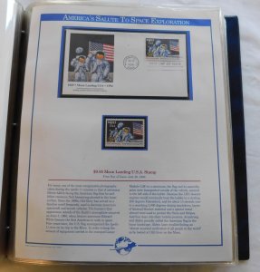 America's Salute to Space Exploration, Fleetwood First Day Covers w/ Min...