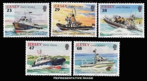 Jersey Scott 1013-1017 Mint never hinged.