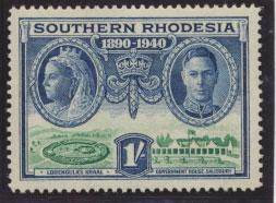 Southern Rhodesia SG 60 SC# 63 MH see scan and details