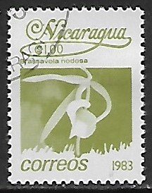 Nicaragua # 1210 - Lady of the Night - used.....{KBrM}