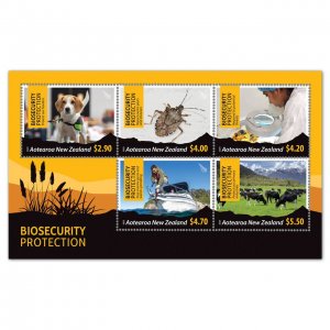 New Zealand 2025 Biosecurity Protection Mint MNH Miniature Sheet