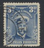 Southern Rhodesia SG 5 Used light reverse toning