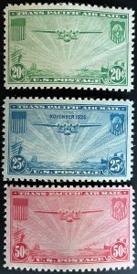 U.S. C20-C22 VF/XF MNH Transpacific Issues