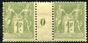 FRANCE 84 MINT PAIR, STAMPS NH