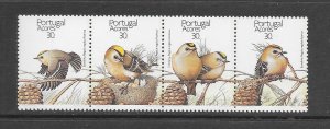 BIRDS - PORTUGAL-AZORES #380a  KINGLETS   MNH