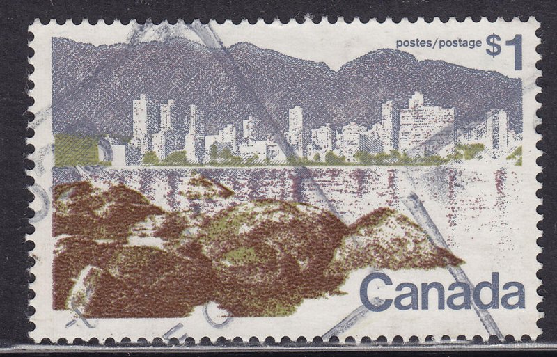 Canada 599a Vancouver $1.00 1973