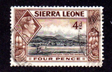 SIERRA LEONE 178 USED SCV $4.50 BIN $1.50 PLACE